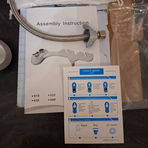 ELCare AMI910 Attacco Bidet per WC Lavaggio Non Elettrico a Caldo e Freddo - Foto 10 di 20