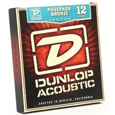 Dunlop DAP1254 Acoustic Guitar Strings - Light Gauge 12-54, Phosphor Bronze