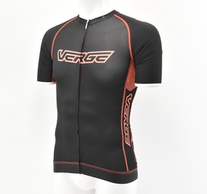 orange cycling jersey womens
