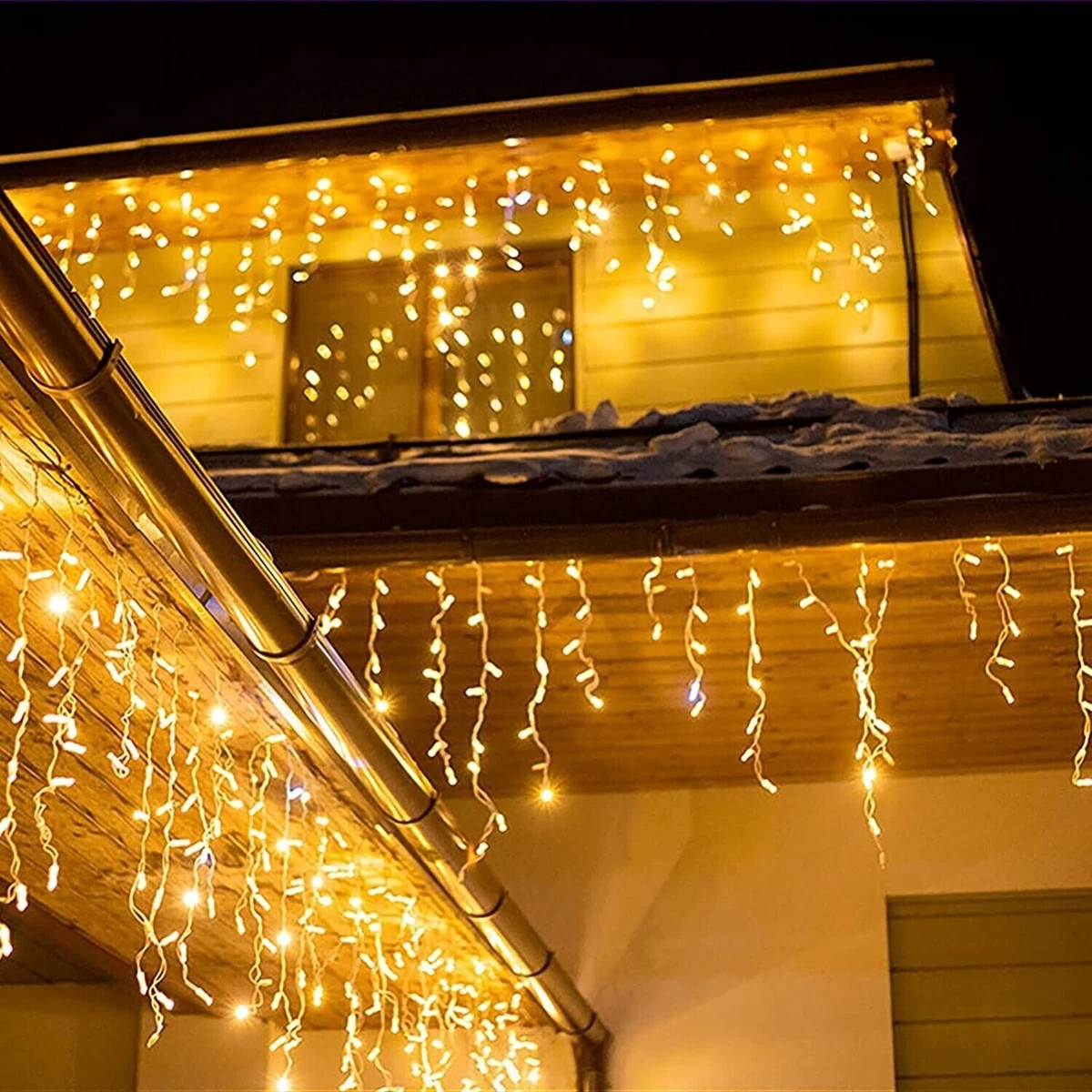 120 LED HEAVY DUTY Christmas Xmas Snowing Icicle Lights Indoor