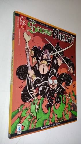 SUORE NINJA # 1 - ZOMBIE GAY IN VATICANO - La Rosa-Cardinali - STAR COMICS -SR60 - 第 1/1 張圖片
