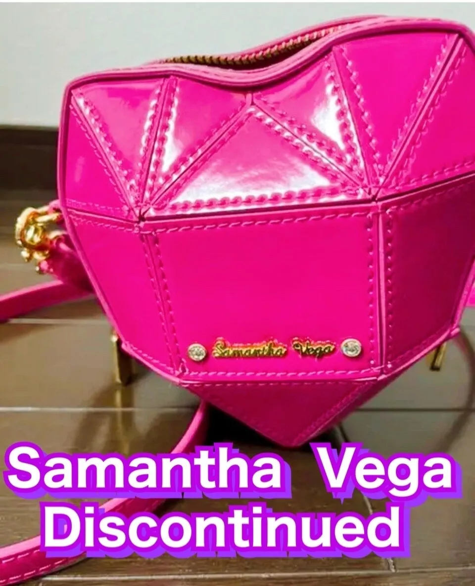 Samantha Vega Heart shape shoulder bag pink Kawaii