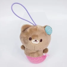 Fukuya Mermaid Bear 3.5" mascot plush kawaii Japan US seller