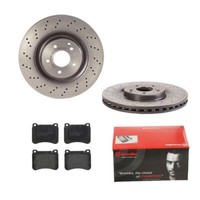 Brembo Bremsscheiben Ø345MM + BremsbelÄGe Vorne FÜR MERCEDES-BENZ CLK C-KLASSE