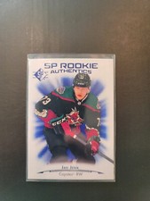 2021/22 Upper Deck Hockey SP Rookie Authentics Blue Jan Jenik Rc #130