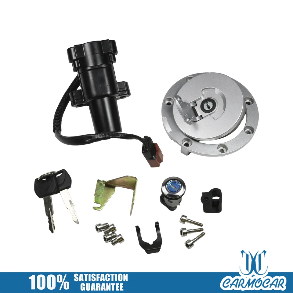 For Honda 2007-14 CBR1000RR CBR 600RR Ignition Switch Fuel Gas Cap Seat Lock Key Foto 4 de 4