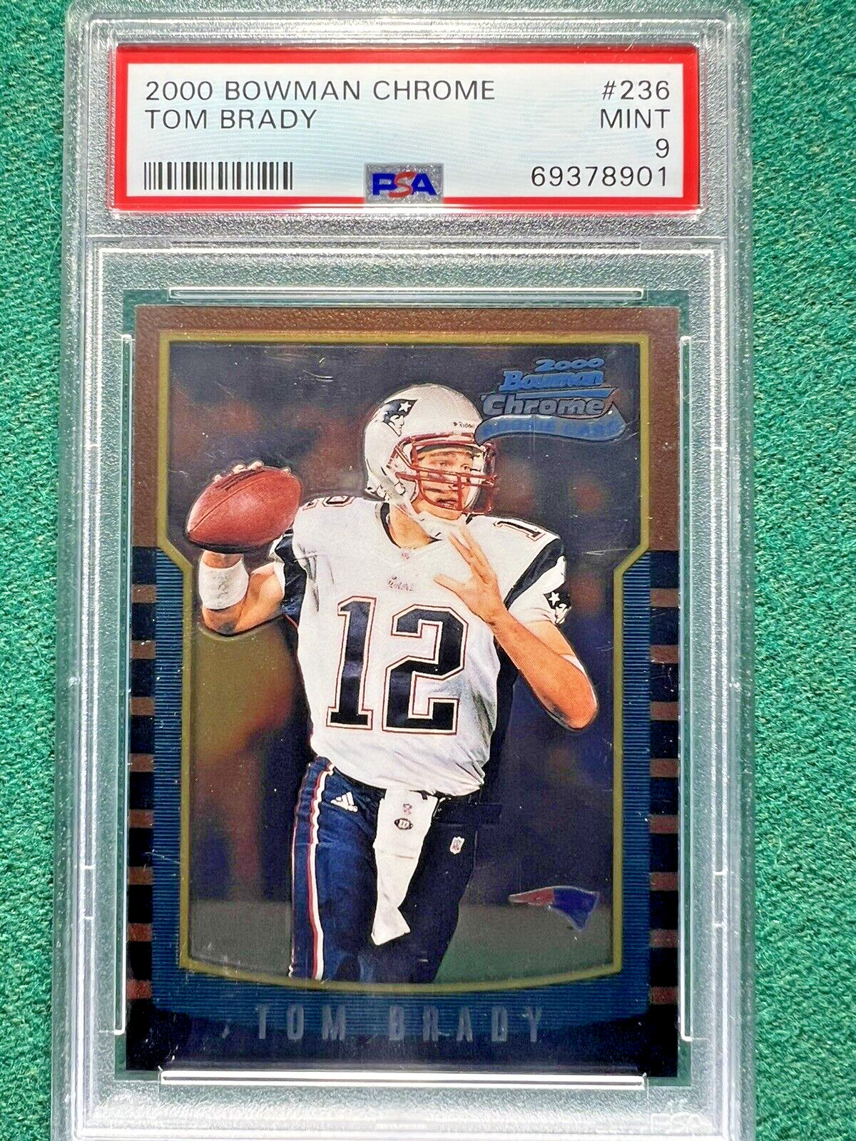 Tom Brady 2000 Bowman Chrome #236 Base Price Guide - Sports Card 