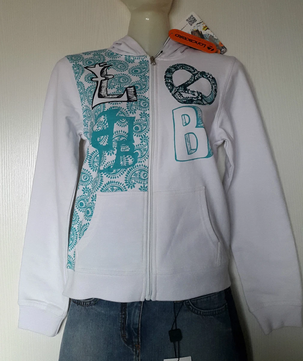 LONGBOARD GILET SWEAT ZIPPE MANCHES LONGUES POUR FILLE FR 14 ANS