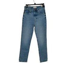 Madewell Women Jeans The Perfect Vintage Hi-Rise Straight Mid Wash Crop 25 NWT