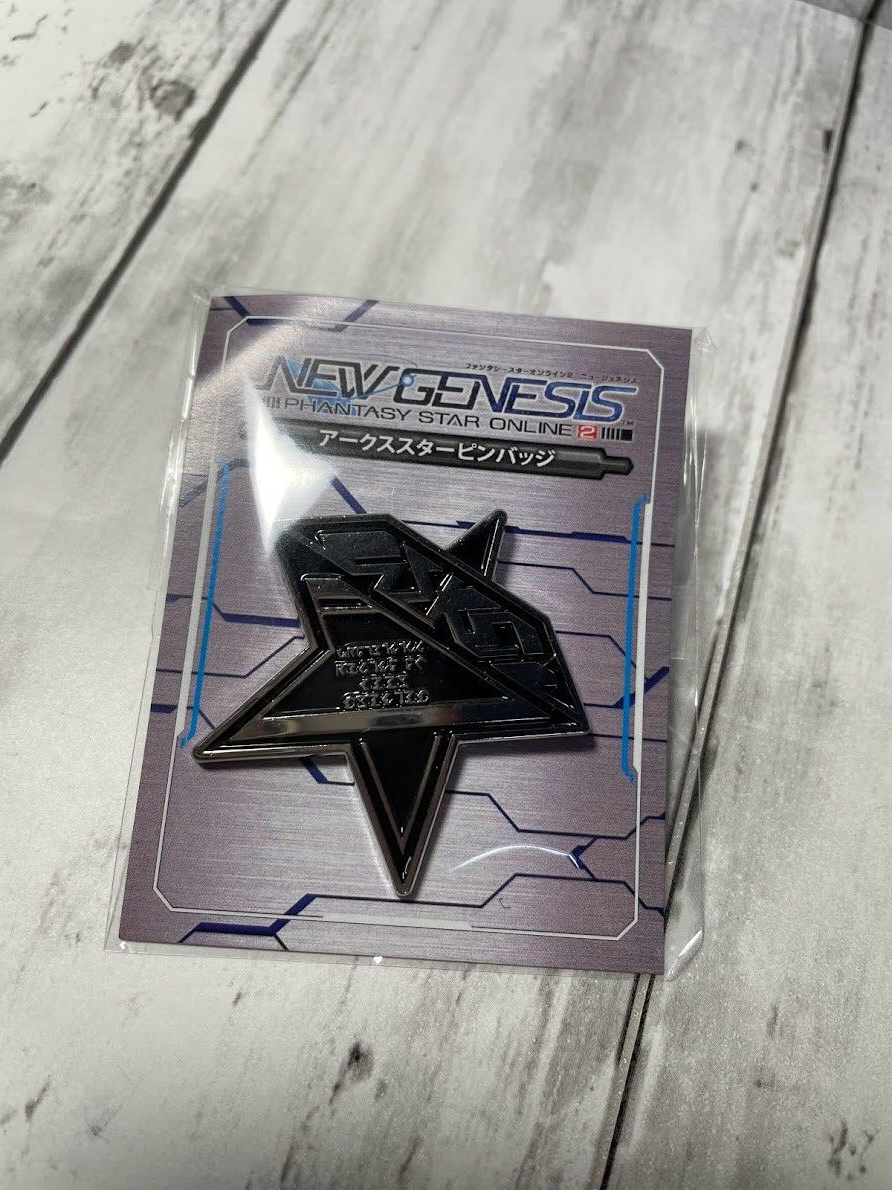 PSO2 NGS ARCS Star Pin Badge Phantasy Star Online New Genesis Pins