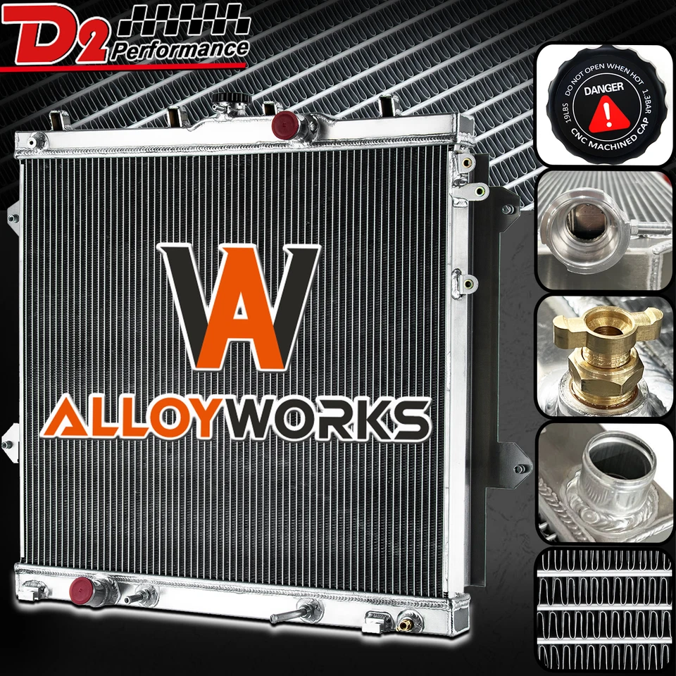 4 Row AA5052 Aluminum Radiator For 2010-2022 2011 2012 Toyota 4Runner 4.0L V6 AT - Image 2 of 4