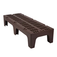 Cambro DRS480131 Slotted Top Dunnage Rack with 3000 lb Load Capacity, Dark Brown