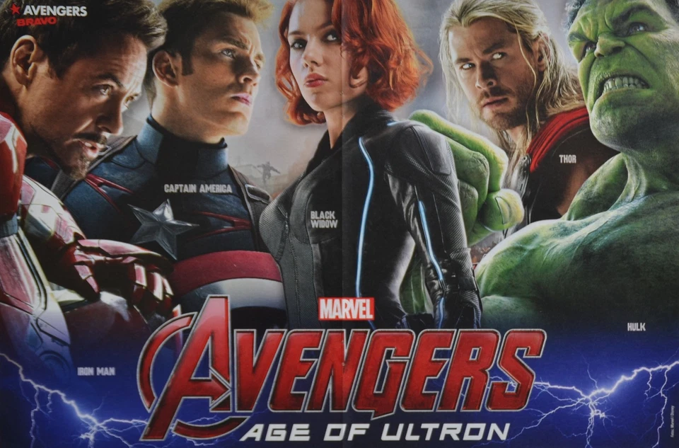 THE AVENGERS - A3 Poster (42 x 28 cm) - Film Plakat Age of Ultron Clippings NEU
