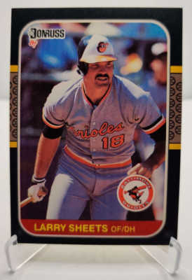1987 DONRUSS #248 LARRY SHEETS Baltimore Orioles baseball card | eBay