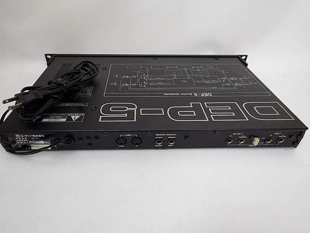 Roland DEP-5　 DIGITAL EFFCTS PROCESSOR Roland Dep-5 Digital Effects Processor Black Good GP | eBay