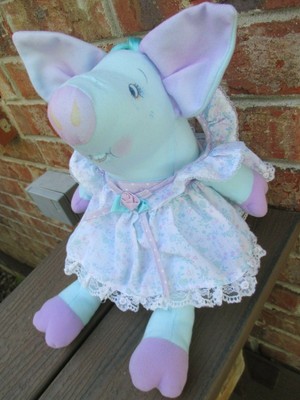 blue pig stuffed animal