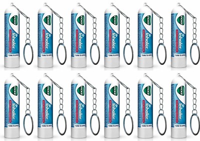 24x Vicks Inhaler for Nasal Congestion Cold Blocked Nose Sinus Fast Relief