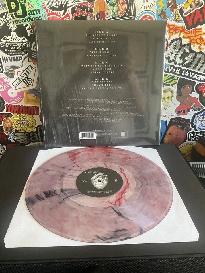 ALICE IN CHAINS Black Gives Way To Blue 2LP VG++ BLACK WIDOW VINYL IN SHRINK - Image 2 of 2