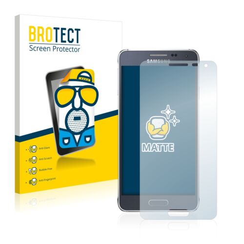 2x Schutzfolie Entspiegelt für Samsung Galaxy Alpha SM-G850F Matt - Bild 1 von 7