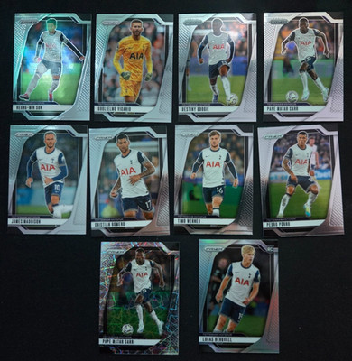 2024-25 Panini Prizm Premier League Spurs 10 Karten Konvolut