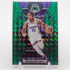 2022-23 Panini Mosaic - Davion Mitchell #198 Green Mosaic Prizm - Kings