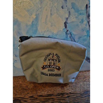 Olympia Fields 2003 US Open USGA Member Golf Accessory Pouch Grey Nylon Zip Case