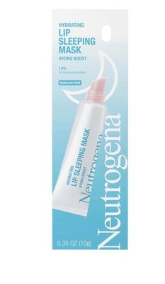 Neutrogena Hydro Boost HYDRATING LIP SLEEPING MASK with Hyaluronic Acid CLEAR