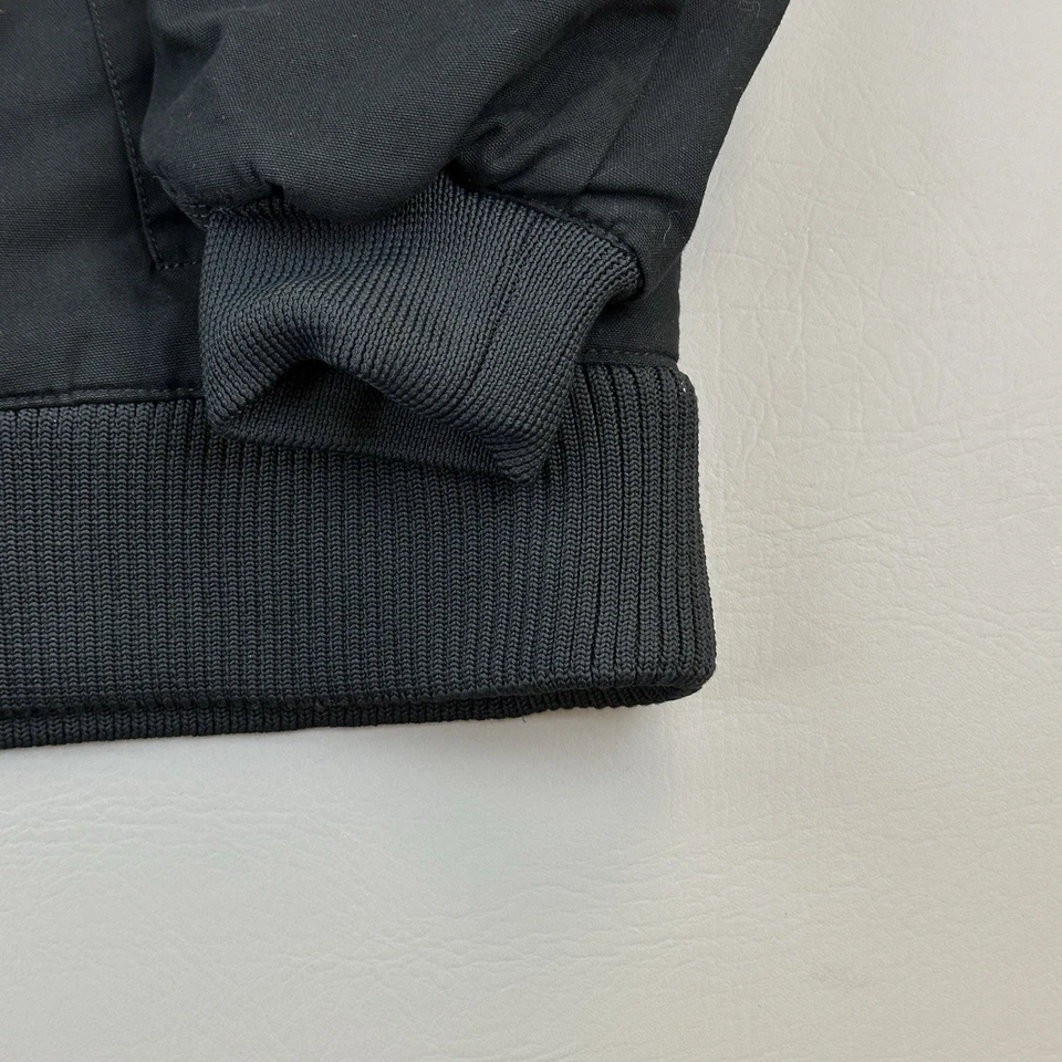 Chaqueta Under Armour Para Hombre 2XL Negra Lona Pesada Forrada Cremallera Completa Exterior Foto 3 de 4