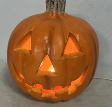 Vintage Jack O Lantern Pumpkin Light Halloween THE PAPER MAGIC GROUP 1998 WORKS!