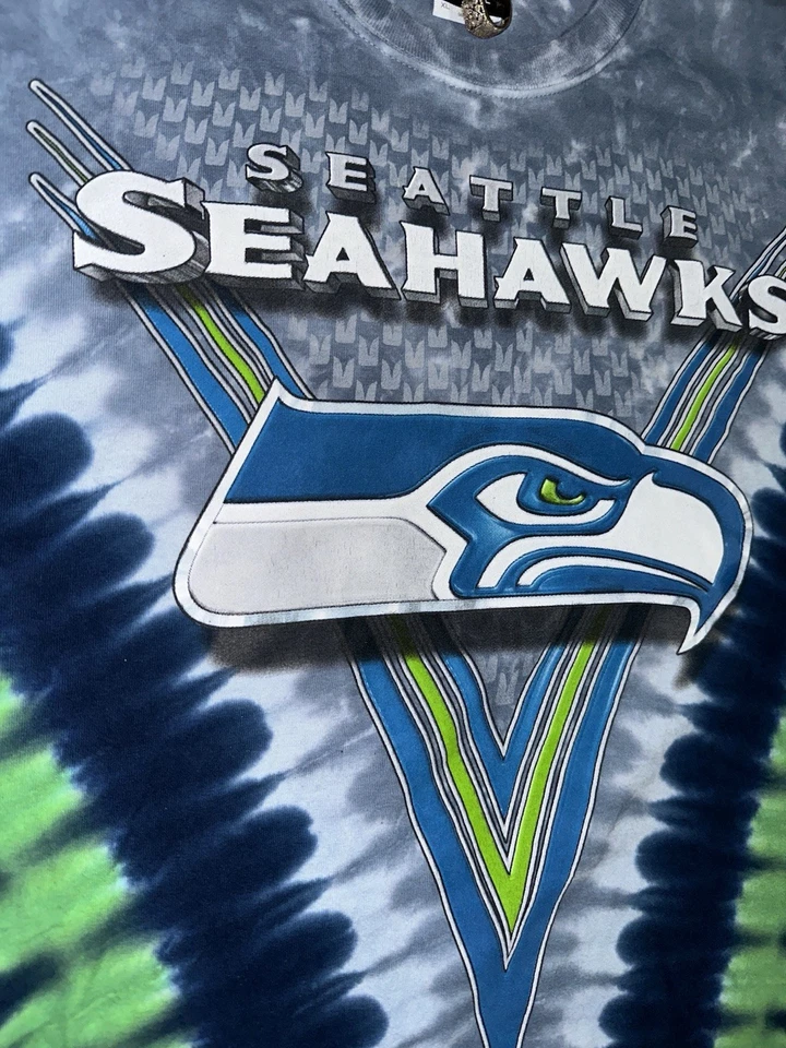 Camiseta de Colección Seattle Seahawks NFL Tie Dye NFL Fútbol para Hombres Talla XL Foto 3 de 4