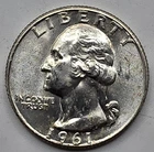 *SILVER* 1961-D  Washington Quarter -《Great Way To Buy Silver!!》