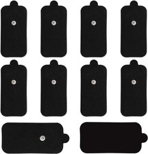 10 Pack Large TENS Unit Electrodes Pads, Upgraded Self-Adhesive Latex-Free Non-I