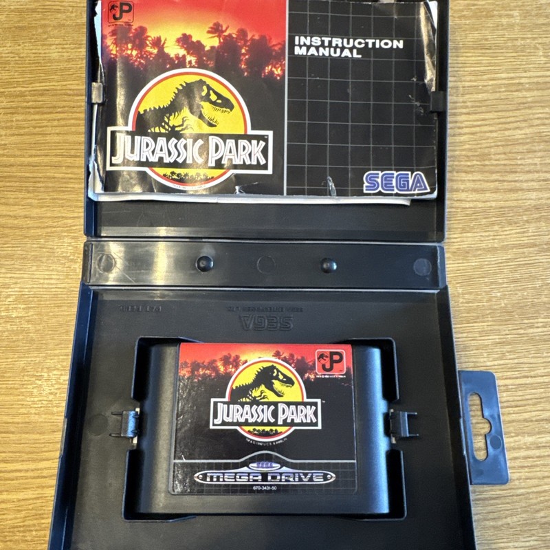 Jurassic Park | SEGA Mega Drive | Game, Box & Manual | Tested