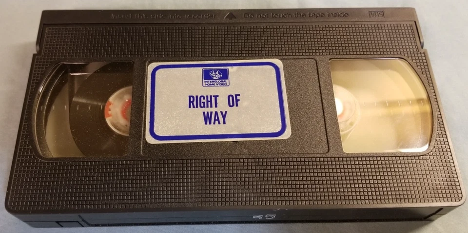 Right of Way (1983 TV Movie - James Stewart, Bette Davis) ~ VHS Foto 2 de 4