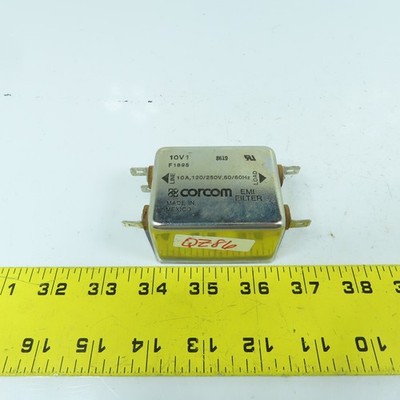 Corcom 10V1 F1895 10A EMI Filter 120/250V 50/60HZ