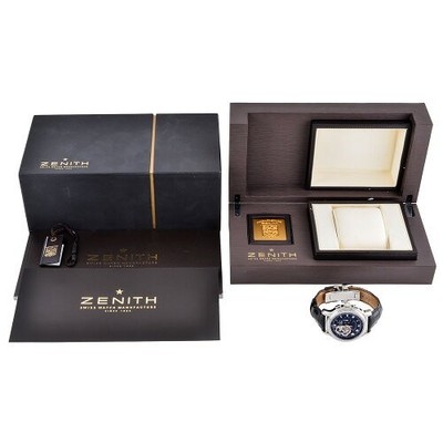 ZENITH 03.1260.4021/22.C505 Chronomaster XXT Open El Primero Auto Black Dial