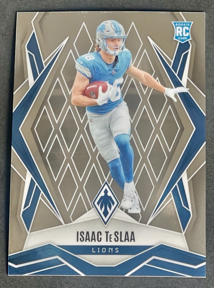 2025 Panini Phoenix Isaac TeSlaa Rookie RC #189 Lions