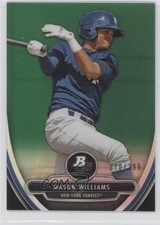 2013 Bowman Platinum Prospects Chrome Green Refractor 270/399 Mason Williams h3a
