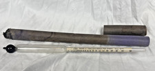 Hydrometer Proof  Tralle  s Scales Alcohol Spirits Made in Germany VTG 1940's