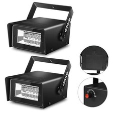 Strobe Lights Mini 2 Pack, 5 LED Wireless Strobe Light, Batteries Req