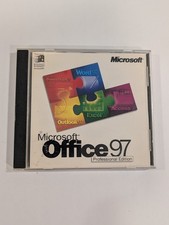Microsoft Office 97 Professional Edition COMPLETE w/ Product Key CD