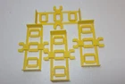 (4) Four Joiner Sizzlers Fat Track Connector Clip Hot Wheels Redline Fat Daddy