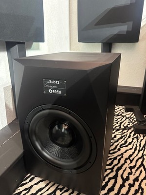 Adam Audio Sub12 Powered Studio Subwoofer Black