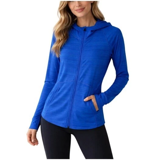 Athleta Women's Royal Blue Full Zip Thumbhole Hoodie Size XS
Opens in a new window or tab