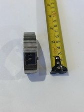 Movado Rectangular Stainless Steel Water-Resi...