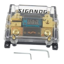 Car Audio Digital LED Voltage Display, ANL Fuse Holder Distribution Block 1 in