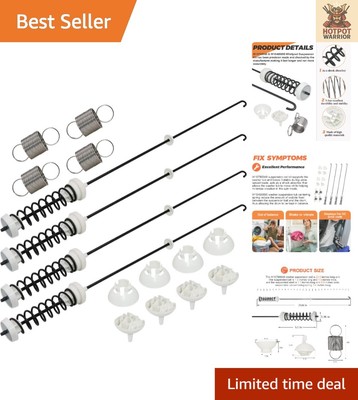 Cost-Effective 4PCS Washer Suspension Kit - Easy Installation & Compatibility