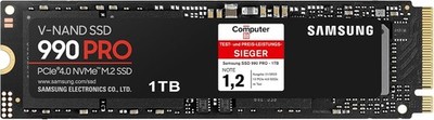 Samsung 990 PRO NVMe M.2 SSD , 1 TB, PCIe 4.0, MZ-V9P1T0BW NEU&OVP