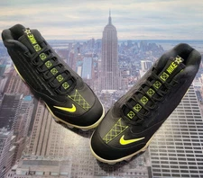 Nike Griffey 2 MCS Baseball Cleat Shoe Black/Volt Mens Size 12 HF1579 001 New