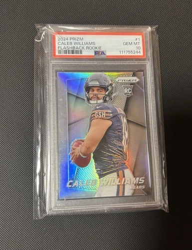 2024 Panini Prizm Flashback Rookie Silver Caleb Williams #1 PSA 10 Bears